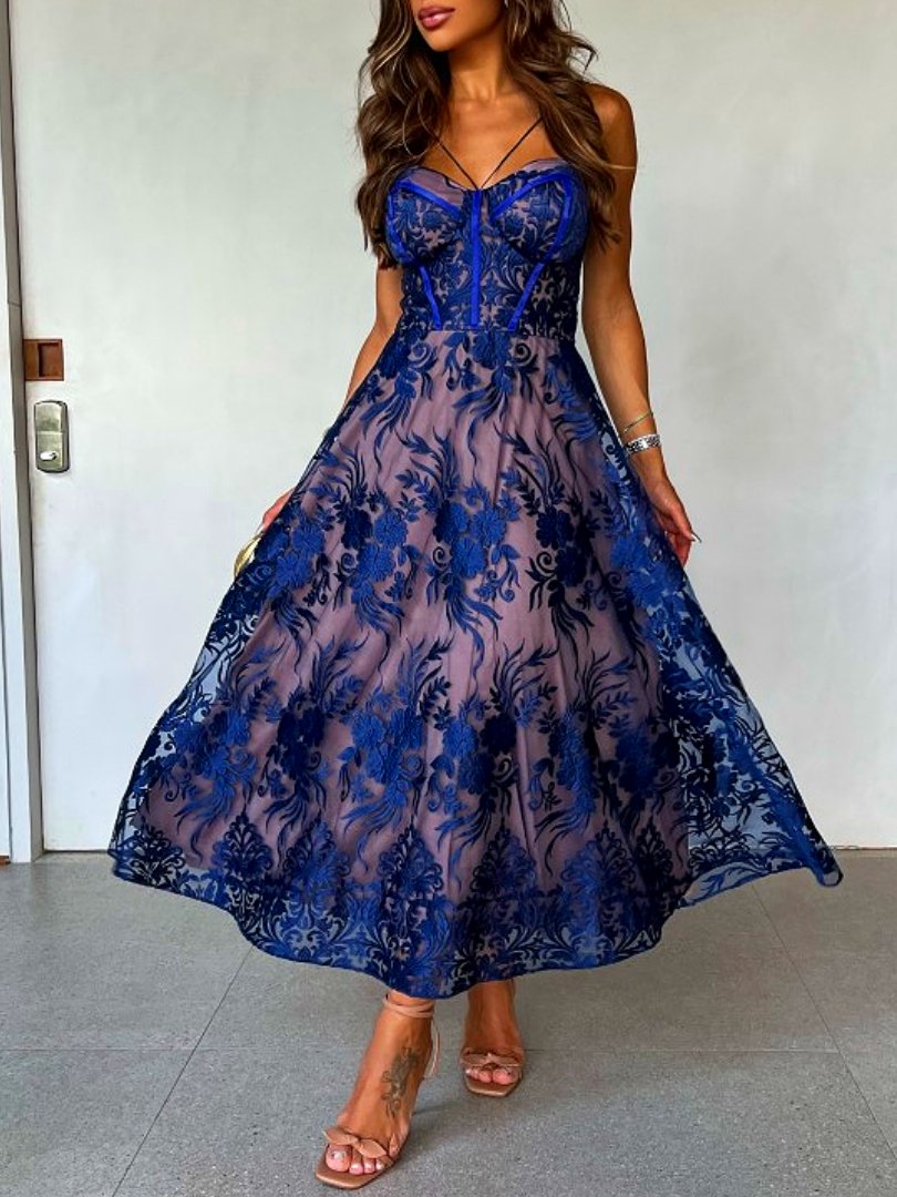 Strappy Lace Dress