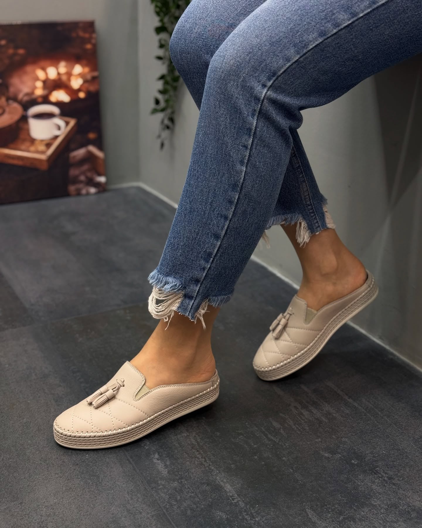 Soft solid color slippers