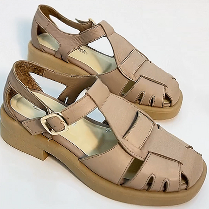 Women's Hand-Woven Leather Sandals