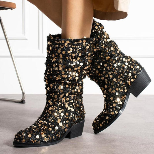 Women's Glittery Fashion Boots