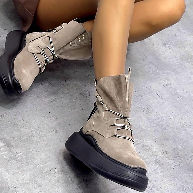 Women's Super Soft Sole Casual Leather Ankle Boots