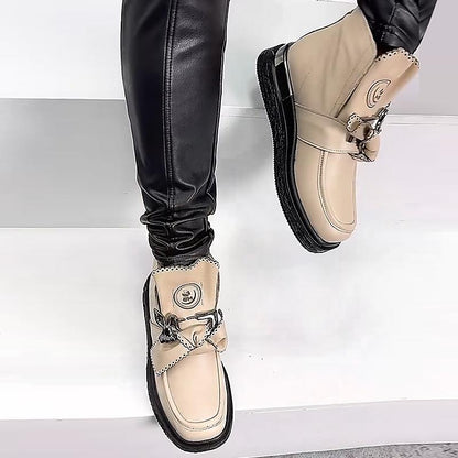 Women's Warm Bow Leather Boots