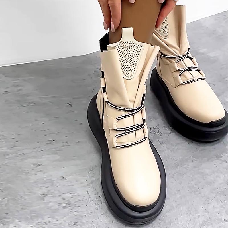 Women's Super Soft Sole Casual Leather Ankle Boots