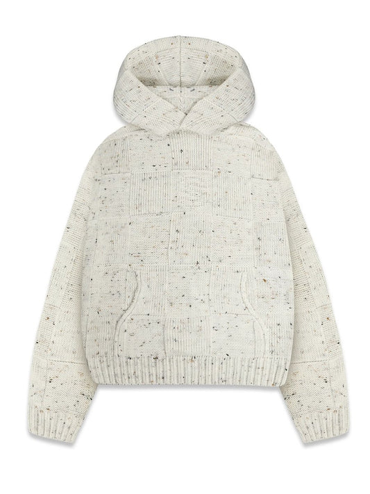 Wool Knit Hooded Oversize Sweater