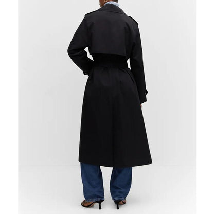 Double-Button Trench Coat