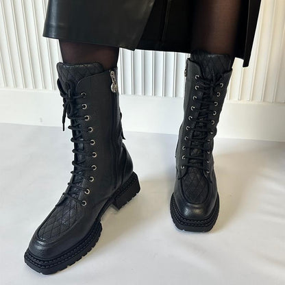 Women's Warm Long Martin Boots