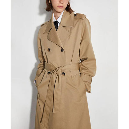 Double-Button Trench Coat