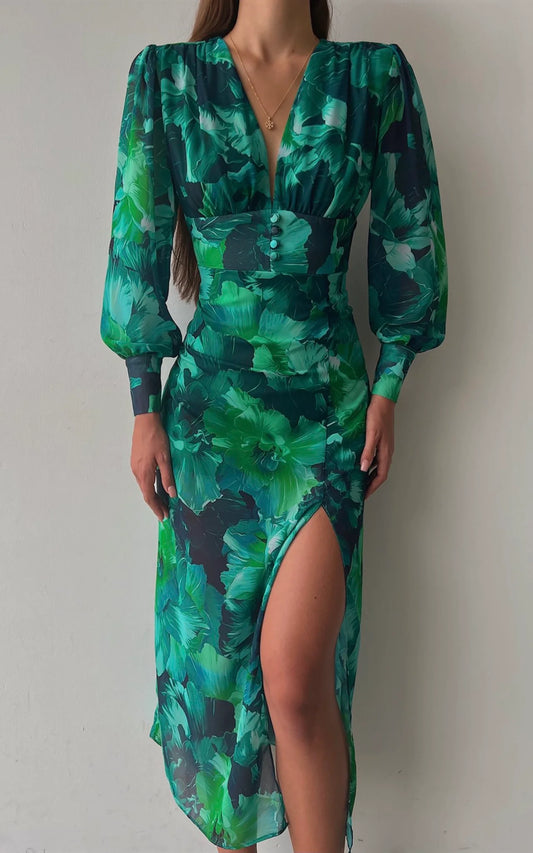 Dreshe Emerald Midi Dress