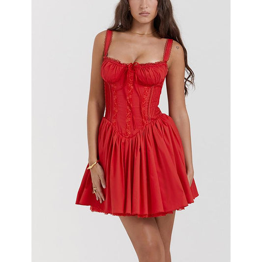 Cherry Corset Mini Dress